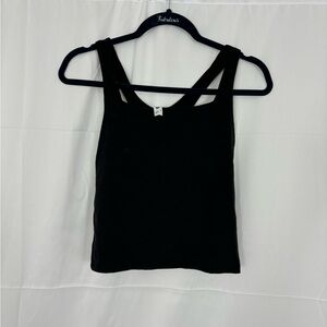 NWOT all in motion XS black athletic tank top